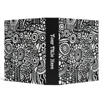 Surreal Life (1.5in) - Black on White binders