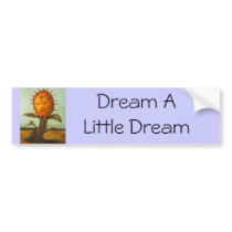 Surreal Melon Tree Bumper Stickers