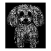 Surreal Poodle posters by Winter Surreal Poodle posters