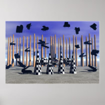 Surreal Poster raining pianos posters