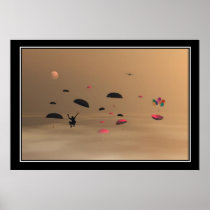 Surreal Posters & Prints Parachutes? Print