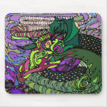 Surreal serpent mousepads by D_C_Seibold Surreal serpent mousepads