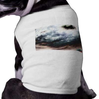 Surreal Storm and Trippy Treetop by KLM Dog Tee by Kenny42077