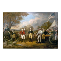Surrender of Burgoyne posters by Dividenda Surrender of Burgoyne posters