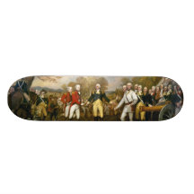 Surrender of General Burgoyne by John Trumbull Skate Board Decks