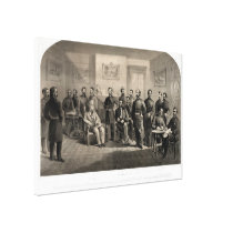 Surrender of General Lee at the Appomattox Gallery Wrap Canvas