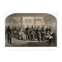 Surrender of General Lee at the Appomattox Print