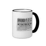 Surrender of General Lee Mug