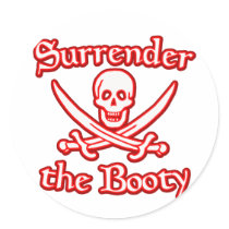 Surrender the Booty stickers by Piratesvsninjas Surrender the Booty stickers