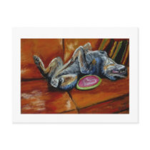 surrender to the frisbee postcards