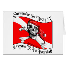 Surrender Yer Booty Card