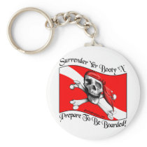 Surrender Yer Booty Keychain