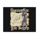 Surrender Yer Booty Pirate Post Card