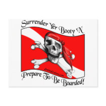 Surrender Yer Booty Postcard