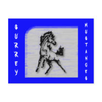 surrey_03, SURREY, MUSTANGES postcards