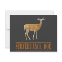 Surveilence Doe invitations by ColorShow Surveilence Doe invitations