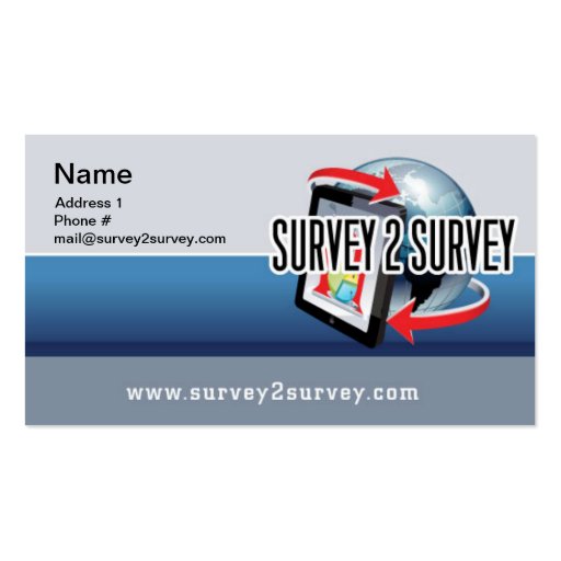 Survey2Survey Business Card 03 (front side)