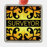 Surveyor Damask Christmas Ornament Surveyor Damask Christmas Ornament
