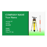 surveyor tools business card templates