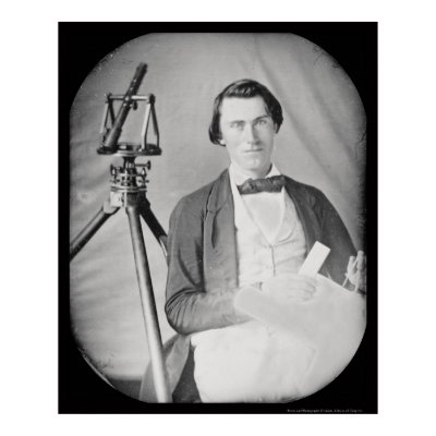 Surveyor & Tools Daguerreotype 1848 Print by lc_prints
