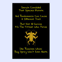 Survival Of The Fittest Limerick posters
