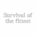 Survival of the fittest T-shirt Track Jacket