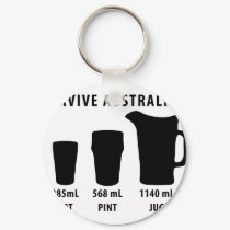 survive australia - beer keychains
