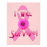 Survive Breast Cancer Custom Announcement