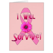 Survive Breast Cancer Greeting Cards