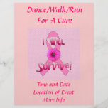 Survive Breast Cancer Personalized Flyer