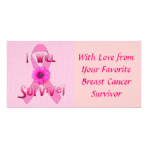 Survive Breast Cancer photo cards