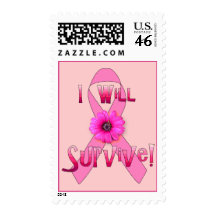 Survive Breast Cancer Postage Stamps