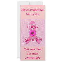 Survive Breast Cancer rack cards