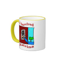 Survived Katrina mugs