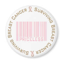 Surviving Breast Cancer Priceless magnets