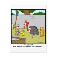 Surviving Christmas! postcard