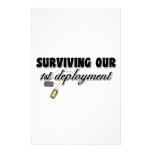 Surviving Our 1st Deployment Stationery Paper