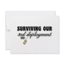 Surviving Our 3rd Deployment invitations