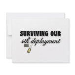 Surviving Our 4th Deployment Personalized Invitations