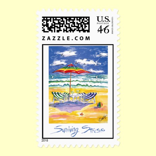 Surviving-Stress Postage Stamp