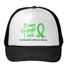 Survivor 11 Non-Hodgkin's Lymphoma Trucker Hats