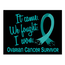 Survivor 11 Ovarian Cancer Post Card