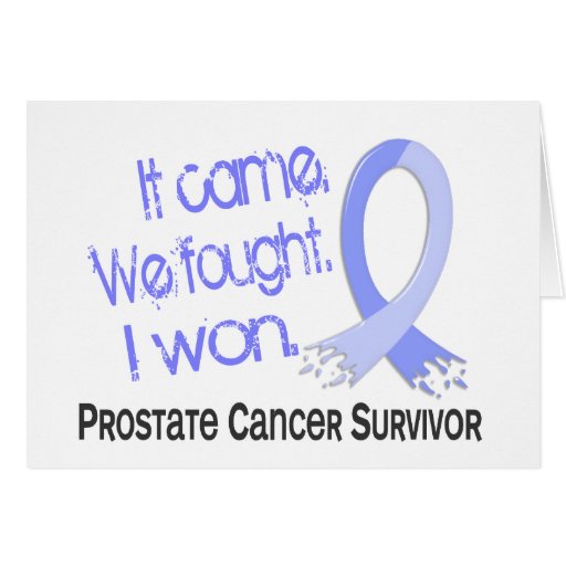 Survivor 11 Prostate Cancer Card Zazzle 8261