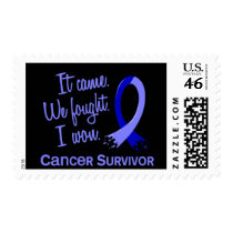 Survivor 11 Rectal Cancer Postage Stamp