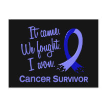 Survivor 11 Rectal Cancer Post Card