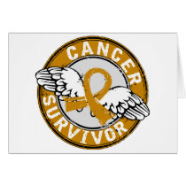 Survivor 14 Appendix Cancer Greeting Card