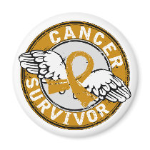 Survivor 14 Appendix Cancer Fridge Magnets