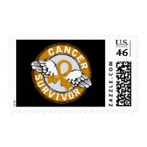 Survivor 14 Appendix Cancer Postage Stamp