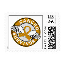 Survivor 14 Appendix Cancer Postage Stamps