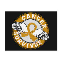 Survivor 14 Appendix Cancer Postcard